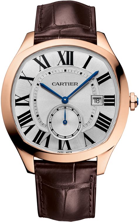 cartier watch men leather|luxury leather watches.